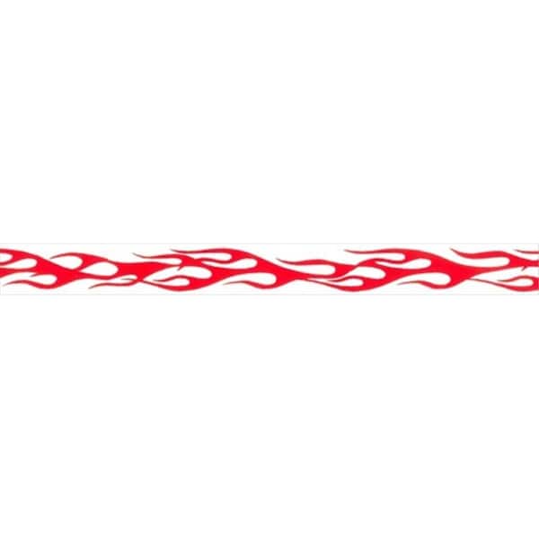 Classroom Creations Rebel Gear Flame Red0.5 in. Width36 ft. RollVinyl Graphic - CL686502
