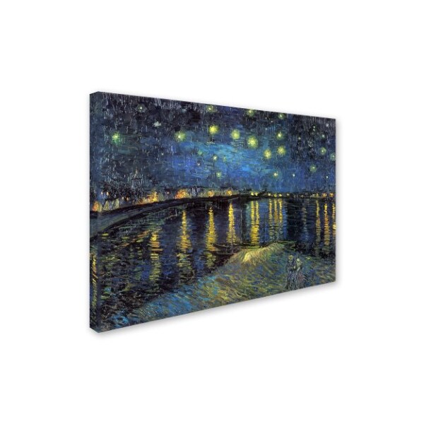 Trademark Fine Art Vincent Van Gogh 'The Starry Night II' Canvas Art, 24x32 - BL0383-C2432GG
