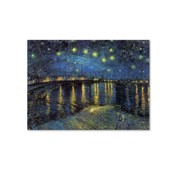 Trademark Fine Art Vincent Van Gogh 'The Starry Night II' Canvas Art, 24x32 - BL0383-C2432GG