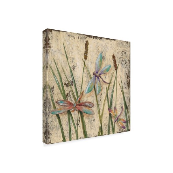 Trademark Fine Art Jade Reynolds 'Dancing Dragonflies I' Canvas Art, 14x14 - WAG03583-C1414GG