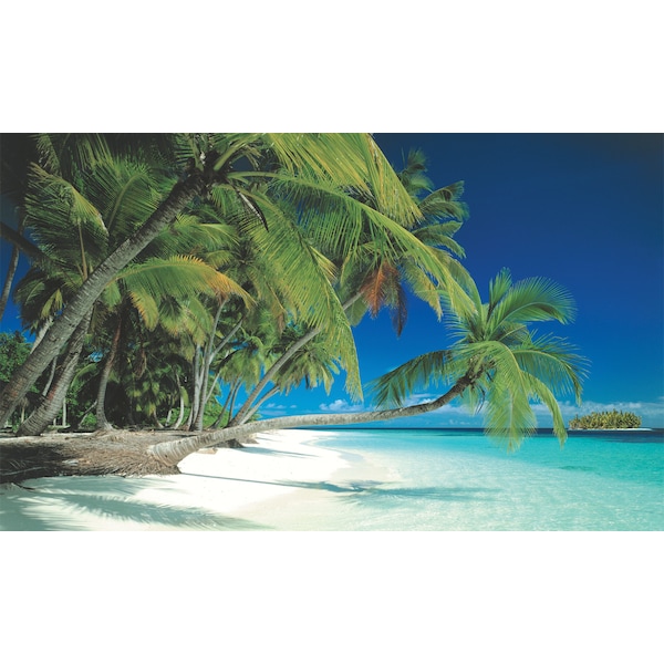 Biggies Scenes Window Well Scenes-Beach, 100 in wide x 60 in high - BG-WW-BCH-100
