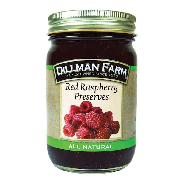 Dillman Farms Dillman Farm All Natural Red Raspberry Preserves 16 oz Jar - 21461