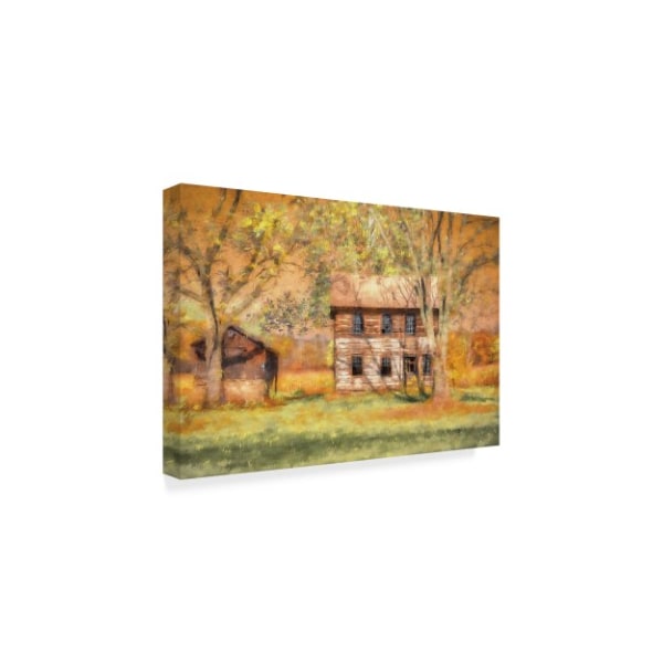 Trademark Fine Art Lois Bryan 'Abandoned Farm In Autumn' Canvas Art, 12x19 - LBR00374-C1219GG