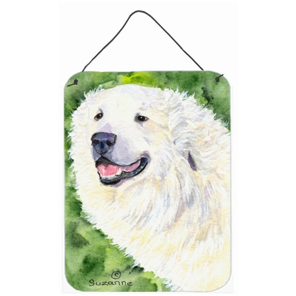 Carolines Treasures Great Pyrenees Aluminium Metal Wall Or Door Hanging Prints - SS8981DS1216