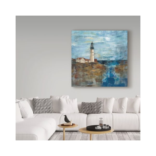 Trademark Fine Art Silvia Vassileva 'Lighthouse Dream' Canvas Art, 18x18 - WAP06714-C1818GG