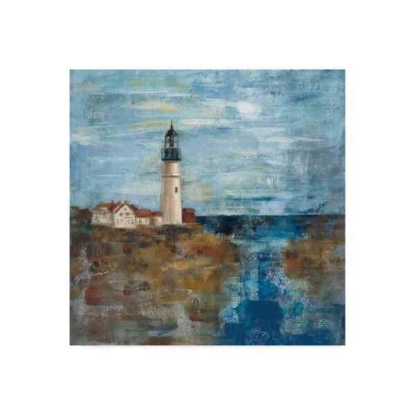 Trademark Fine Art Silvia Vassileva 'Lighthouse Dream' Canvas Art, 18x18 - WAP06714-C1818GG