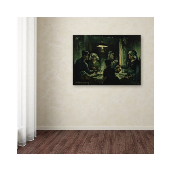 Trademark Fine Art Van Gogh 'The Potato Eaters' Canvas Art, 24x32 - AA00926-C2432GG