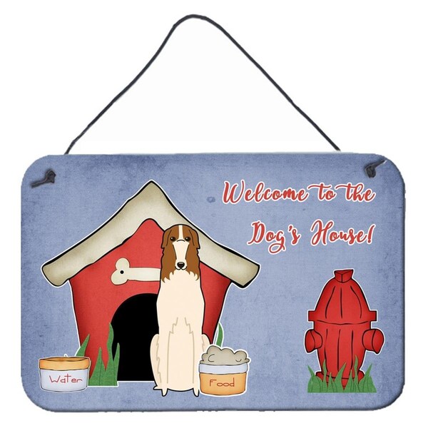 Carolines Treasures Dog House Collection Borzoi Wall or Door Hanging Prints - BB2777DS812