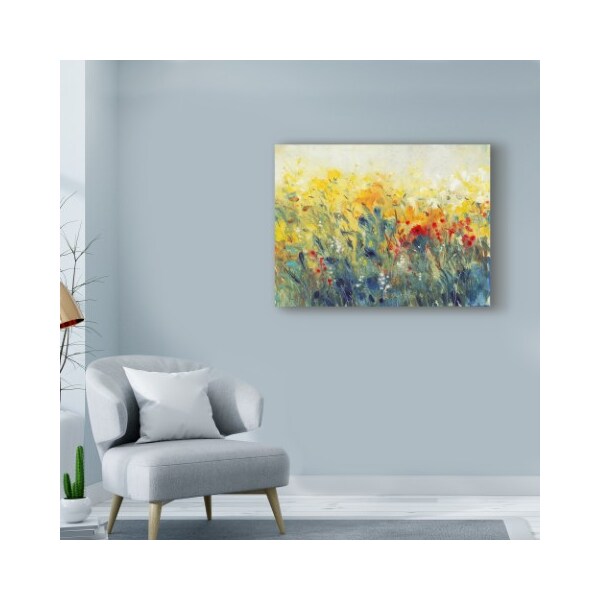 Trademark Fine Art Tim Otoole 'Flowers Sway I' Canvas Art, 35x47 - WAG01915-C3547GG