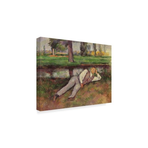 Trademark Fine Art Paul Cezanne 'Boy Resting' Canvas Art, 24x32 - BL01908-C2432GG