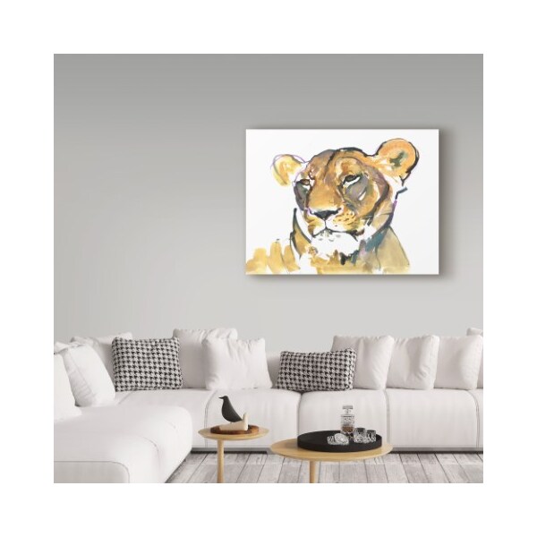 Trademark Fine Art Mark Adlington 'The Lioness' Canvas Art, 14x19 - BL01801-C1419GG