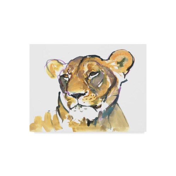 Trademark Fine Art Mark Adlington 'The Lioness' Canvas Art, 14x19 - BL01801-C1419GG