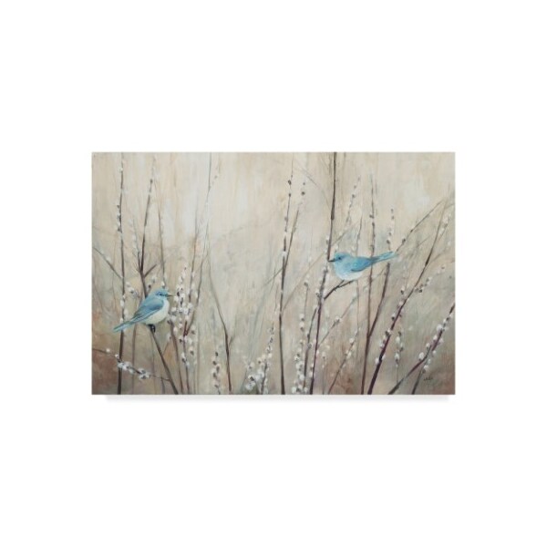 Trademark Fine Art Julia Purinton 'Pretty Blue Birds' Canvas Art, 12x19 - WAP04076-C1219GG