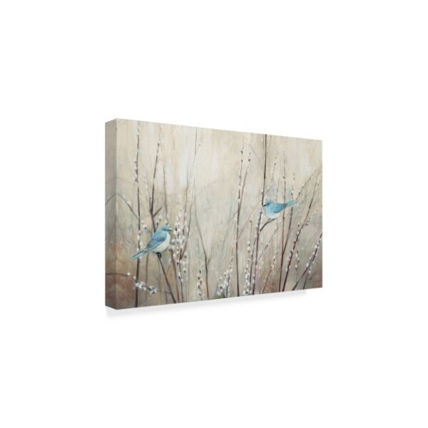 Trademark Fine Art Julia Purinton 'Pretty Blue Birds' Canvas Art, 12x19 - WAP04076-C1219GG