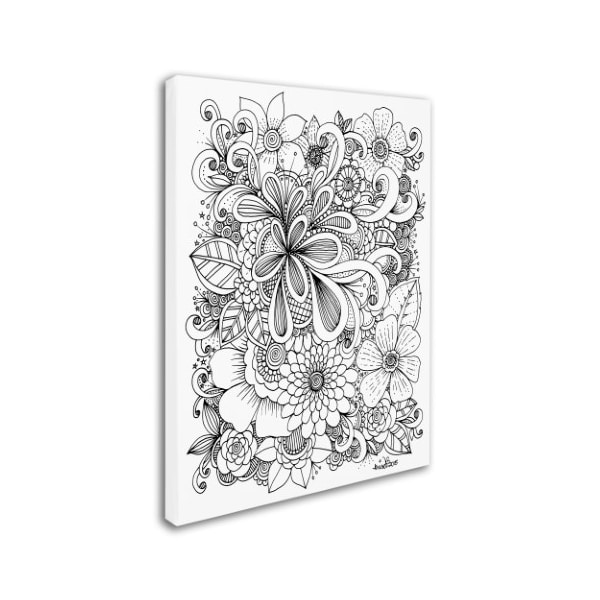 Trademark Fine Art KCDoodleArt 'Zendoodle 5' Canvas Art, 24x32 - ALI3564-C2432GG