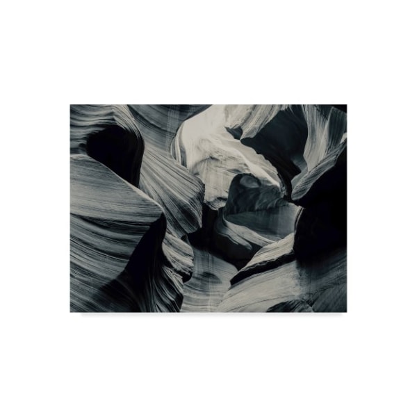 Trademark Fine Art American School 'Slots Black And White' Canvas Art, 18x24 - BL02482-C1824GG
