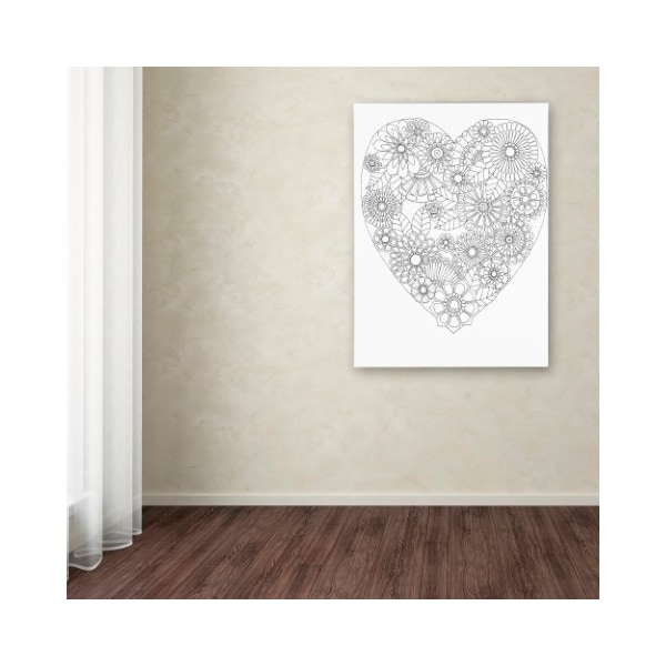 Trademark Fine Art Hello Angel 'Big Beautiful Blossoms 13' Canvas Art, 35x47 - ALI2911-C3547GG