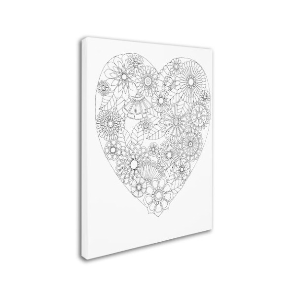 Trademark Fine Art Hello Angel 'Big Beautiful Blossoms 13' Canvas Art, 35x47 - ALI2911-C3547GG