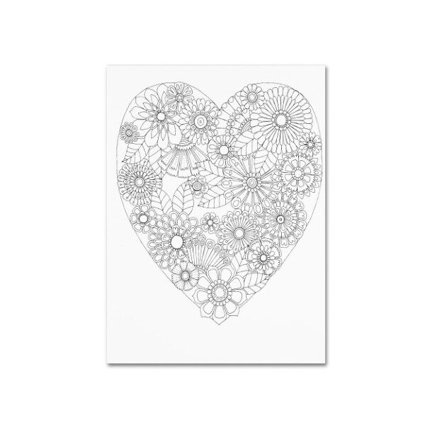 Trademark Fine Art Hello Angel 'Big Beautiful Blossoms 13' Canvas Art, 35x47 - ALI2911-C3547GG