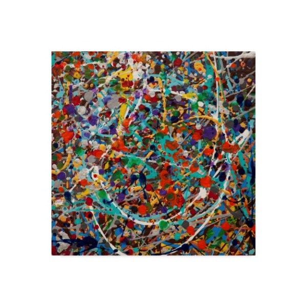 Trademark Fine Art Hilary Winfield 'Spin Stripes' Canvas Art, 14x14 - ALI22824-C1414GG