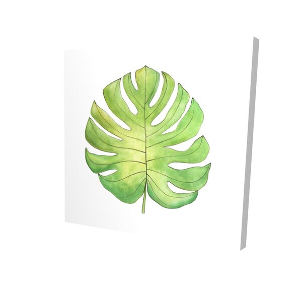 Fondo 16 x 16 in. Tropical Leaf-Print on Canvas - FO2793495