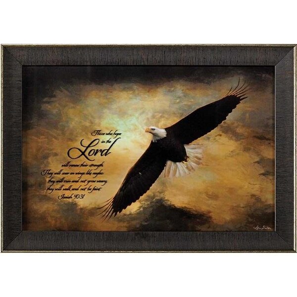 Dicksons Dicksons 27E-1812-655 Soaring Eagle Isaiah 40- 31; Framed Wall Art - 27E-1812-655