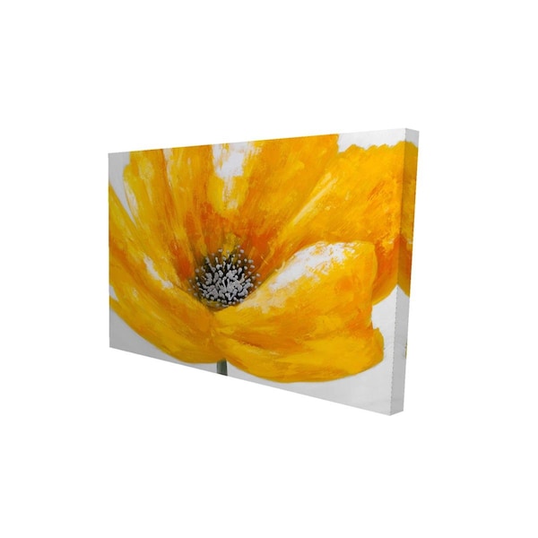 Fondo 12 x 18 in. Beautiful Yellow Flower-Print on Canvas - FO2783431