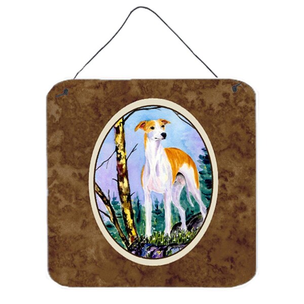 Micasa Whippet Aluminium Metal Wall Or Door Hanging Prints - MI231463