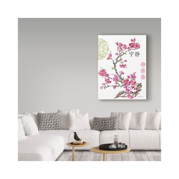 Trademark Fine Art Jean Plout 'Cherry Blossom Serenity' Canvas Art, 18x24 - ALI37572-C1824GG