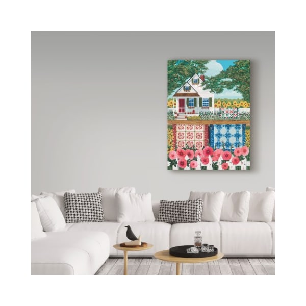 Trademark Fine Art Anthony Kleem 'The Quilt Garden' Canvas Art, 18x24 - ALI38417-C1824GG