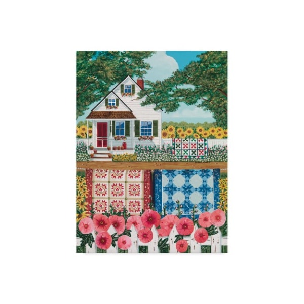 Trademark Fine Art Anthony Kleem 'The Quilt Garden' Canvas Art, 18x24 - ALI38417-C1824GG