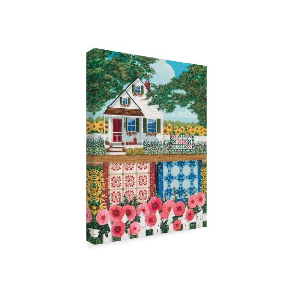 Trademark Fine Art Anthony Kleem 'The Quilt Garden' Canvas Art, 18x24 - ALI38417-C1824GG