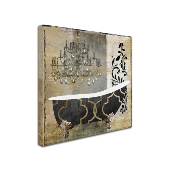 Trademark Fine Art Color Bakery 'Paris Bath II' Canvas Art, 14x14 - ALI5022-C1414GG