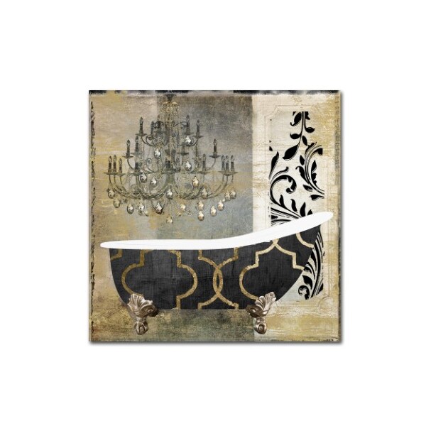 Trademark Fine Art Color Bakery 'Paris Bath II' Canvas Art, 14x14 - ALI5022-C1414GG