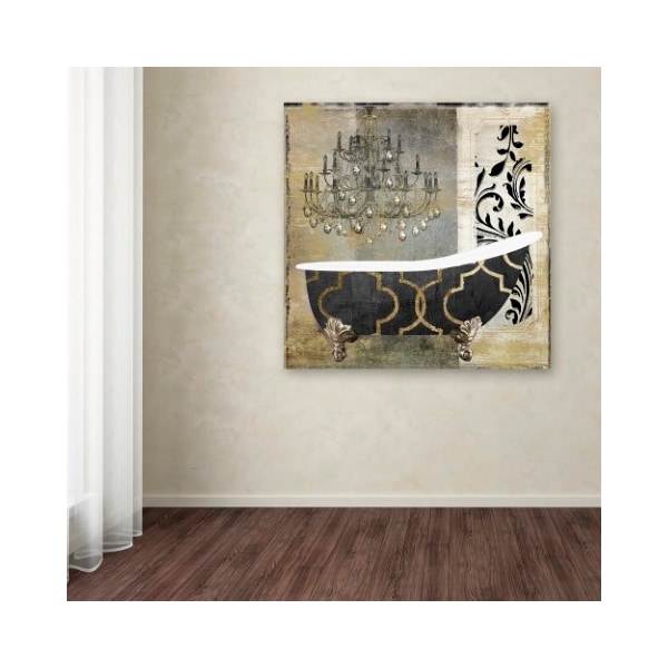 Trademark Fine Art Color Bakery 'Paris Bath II' Canvas Art, 14x14 - ALI5022-C1414GG