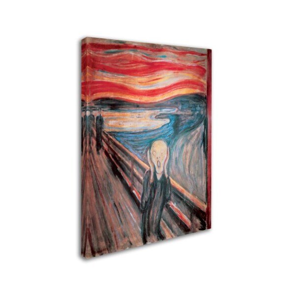 Trademark Fine Art Edvard Munch 'The Scream' Canvas Art, 35x47 - ALI10074-C3547GG