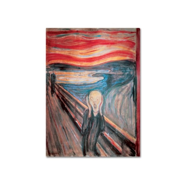 Trademark Fine Art Edvard Munch 'The Scream' Canvas Art, 35x47 - ALI10074-C3547GG