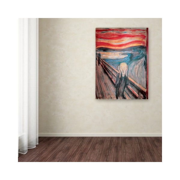 Trademark Fine Art Edvard Munch 'The Scream' Canvas Art, 35x47 - ALI10074-C3547GG