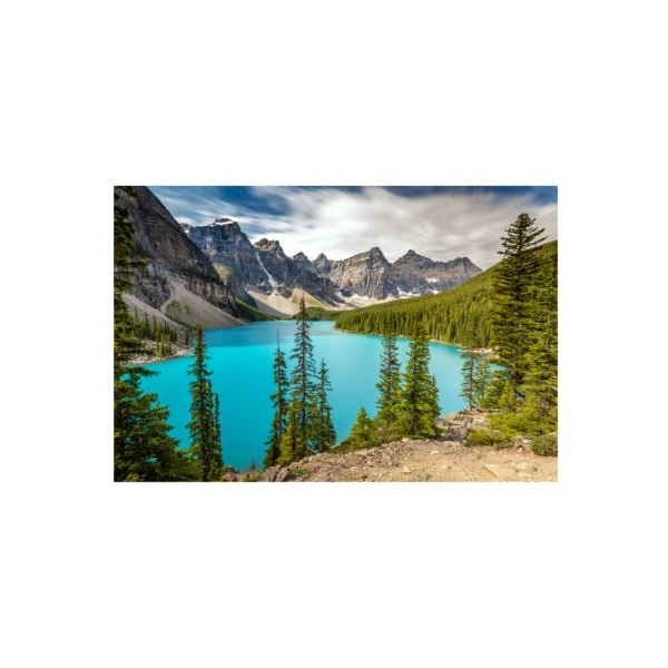 Trademark Fine Art Pierre Leclerc 'Moraine Lake Canada' Canvas Art, 12x19 - PL00467-C1219GG