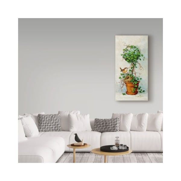 Trademark Fine Art Barbara Mock ' Spring Nesting 2' Canvas Art, 10x19 - ALI39151-C1019GG