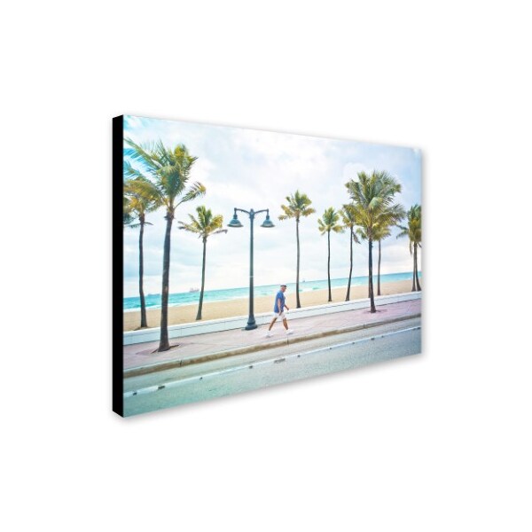Trademark Fine Art Preston 'Florida Beach Walk' Canvas Art, 35x47 - EM0523-C3547GG