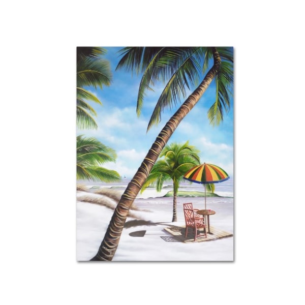 Trademark Fine Art Geno Peoples 'Palm Beach' Canvas Art, 24x32 - ALI19629-C2432GG