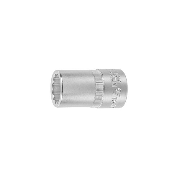 Holex 1/2 inch Drive Socket, 12 pt, 9/16 inch - 642122 9/16
