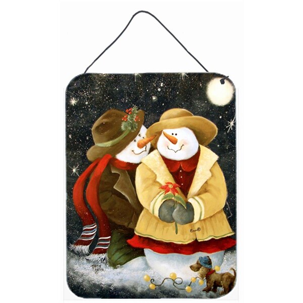 Jensendistributionservices Love At Christmas Snowman Wall and Door Hanging Prints - MI2556327