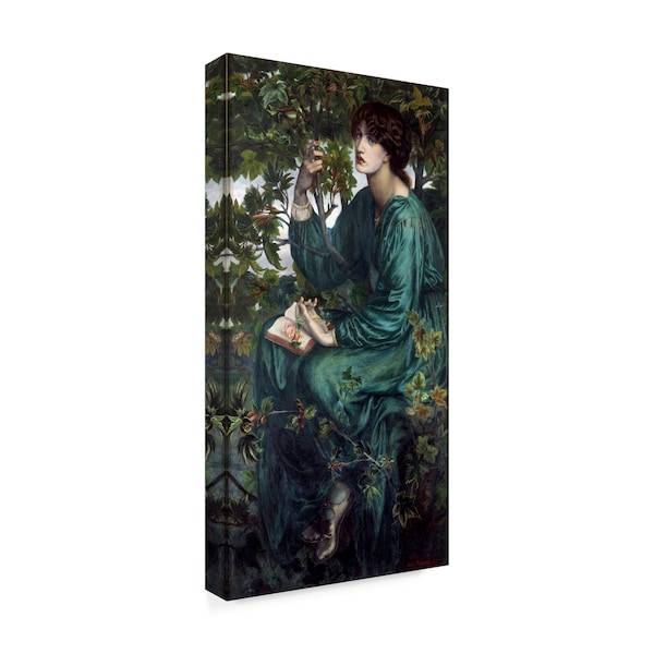Trademark Fine Art Rossetti 'The daydream' Canvas Art, 24x47 - AA01804-C2447GG