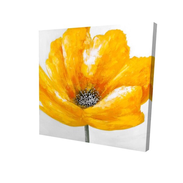 Fondo 16 x 16 in. Beautiful Yellow Flower-Print on Canvas - FO2795165