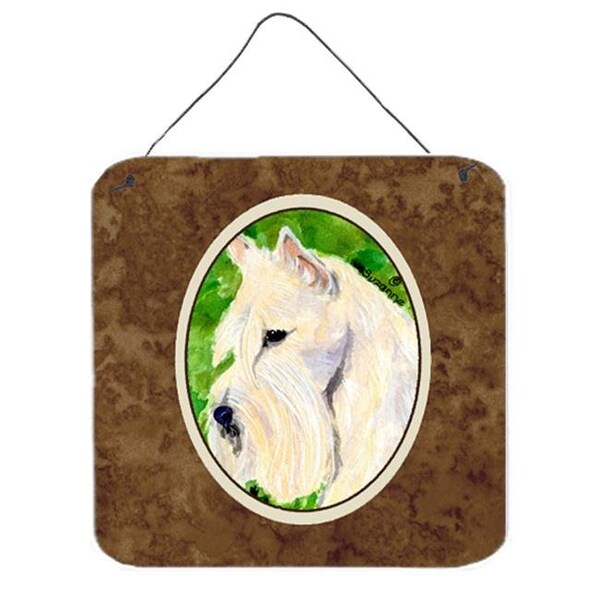 Jensendistributionservices Scottish Terrier Aluminium Metal Wall Or Door Hanging Prints - MI231495
