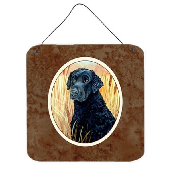 Carolines Treasures Curly Coated Retriever Wall or Door Hanging Prints - 7097DS66