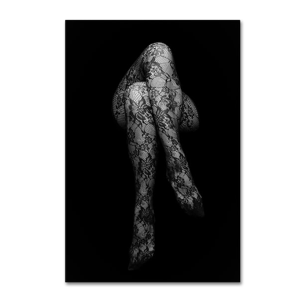 Trademark Fine Art Nandor Laszlo 'Stockings' Canvas Art, 30x47 - 1X04284-C3047GG