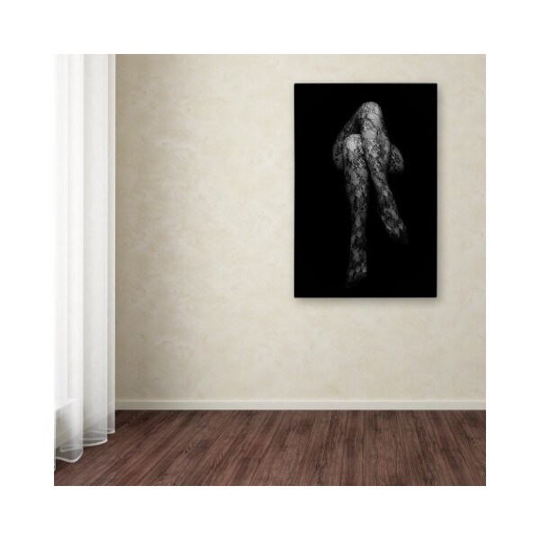 Trademark Fine Art Nandor Laszlo 'Stockings' Canvas Art, 30x47 - 1X04284-C3047GG